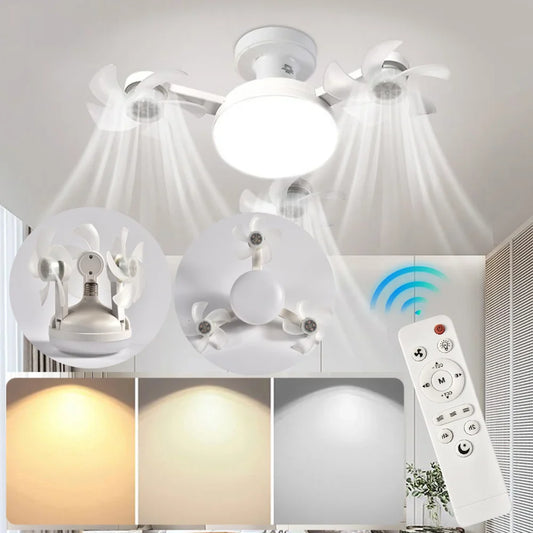 Silent Glow Ceiling Drone Fan
