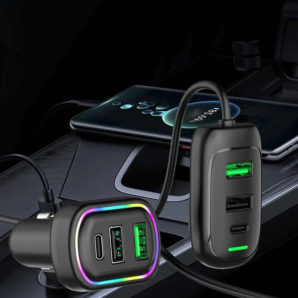 Multi-Port Car Charger Hub