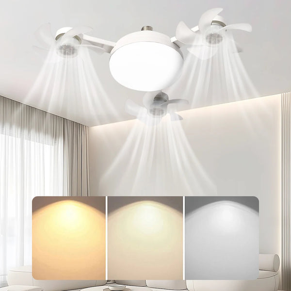 Silent Glow Ceiling Drone Fan
